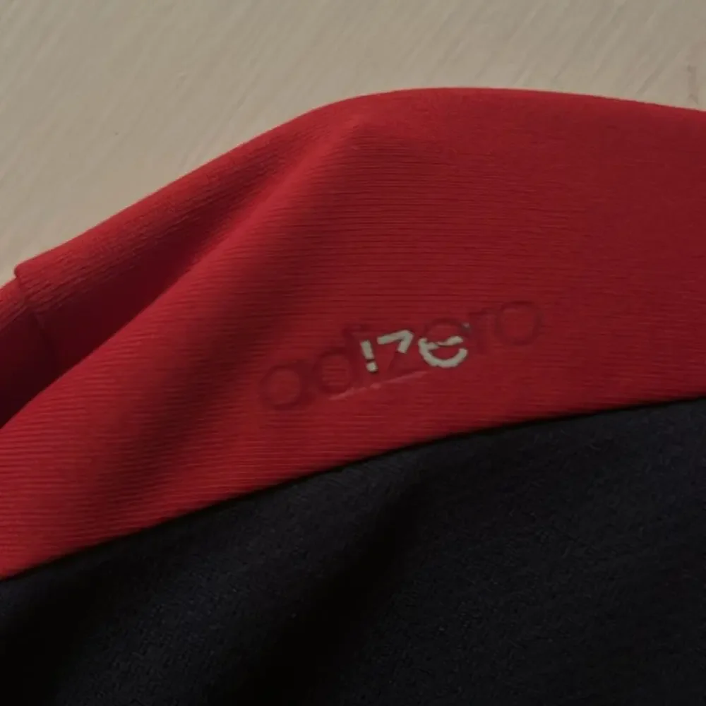 Adidas Adizero Golf Shirt Red/Blue M Activewear Athleisure Sportswear Casual